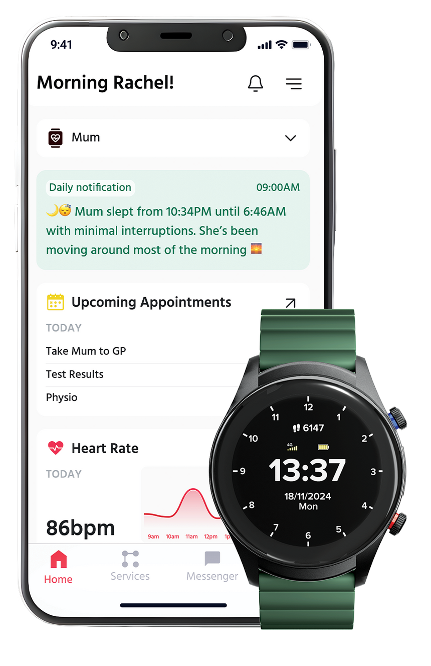 Pulsetech Watch Medical Alert Watch Australia | No Monthly Fees | Pulse Link